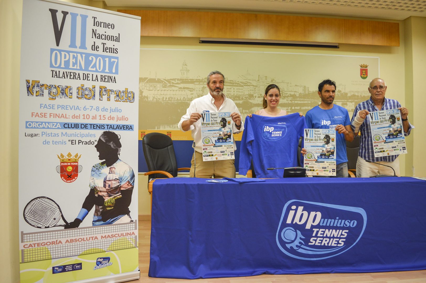 Presentacion del VII Torneo Nacional de Tenis Virgen del Prado 2017